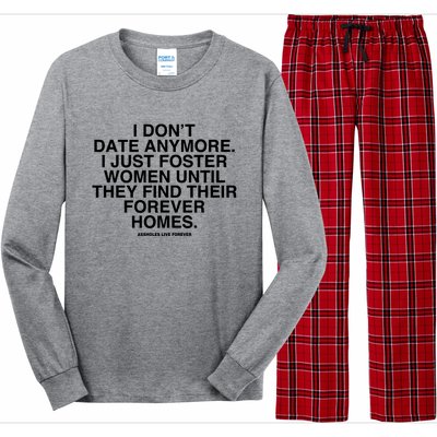 Culturejpg I DonT Date Anymore I Just Foster Women Until They Find Their Foreve Long Sleeve Pajama Set