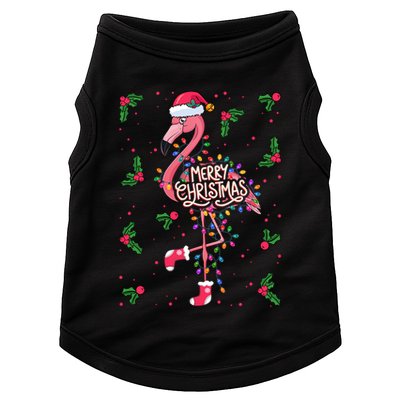 Christmas IM Dreaming Of A Pink Christmas Festive Flamingo Gift Doggie Tank