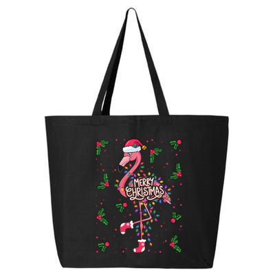 Christmas IM Dreaming Of A Pink Christmas Festive Flamingo Gift 25L Jumbo Tote