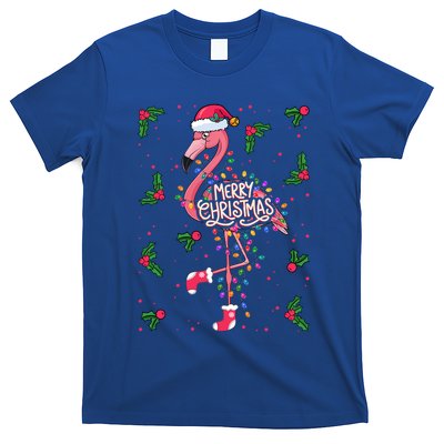 Christmas IM Dreaming Of A Pink Christmas Festive Flamingo Gift T-Shirt