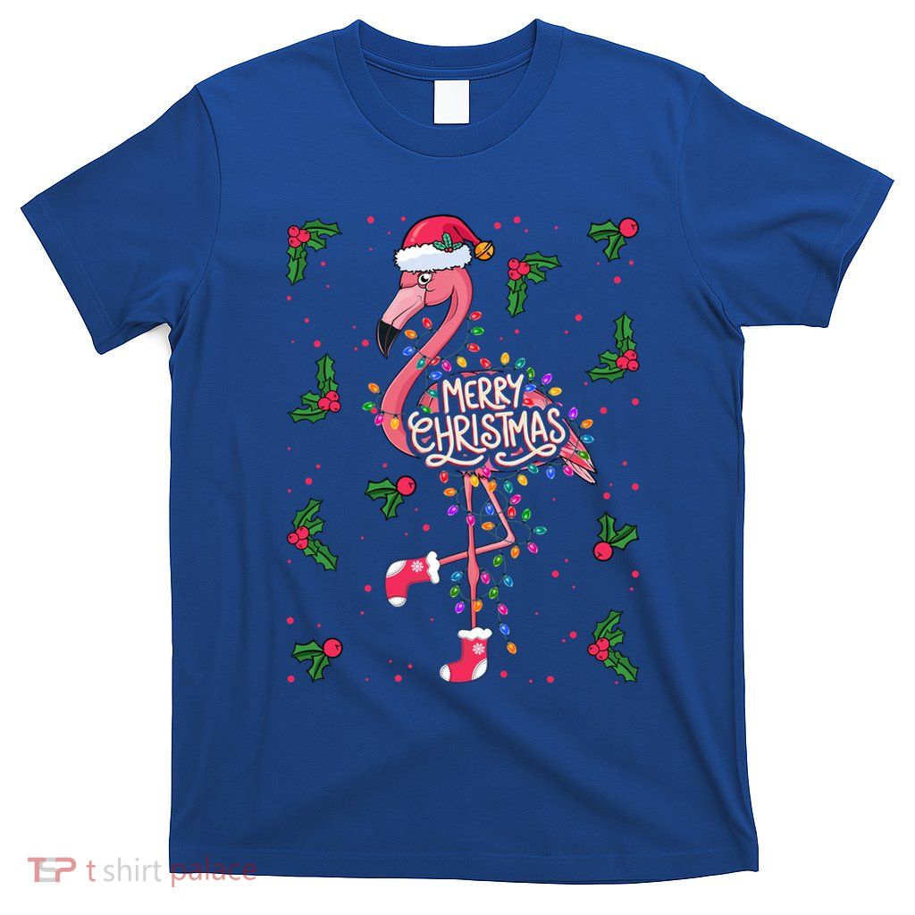 Christmas IM Dreaming Of A Pink Christmas Festive Flamingo Gift T-Shirt