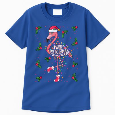 Christmas IM Dreaming Of A Pink Christmas Festive Flamingo Gift Tall T-Shirt