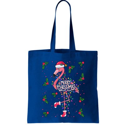 Christmas IM Dreaming Of A Pink Christmas Festive Flamingo Gift Bag