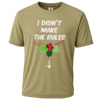 Christmas I Didnt Make Rules Mistletoe Funny Xmas Performance Shirt