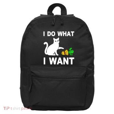 Cat I Do What I Want 16 in Basic Backpack