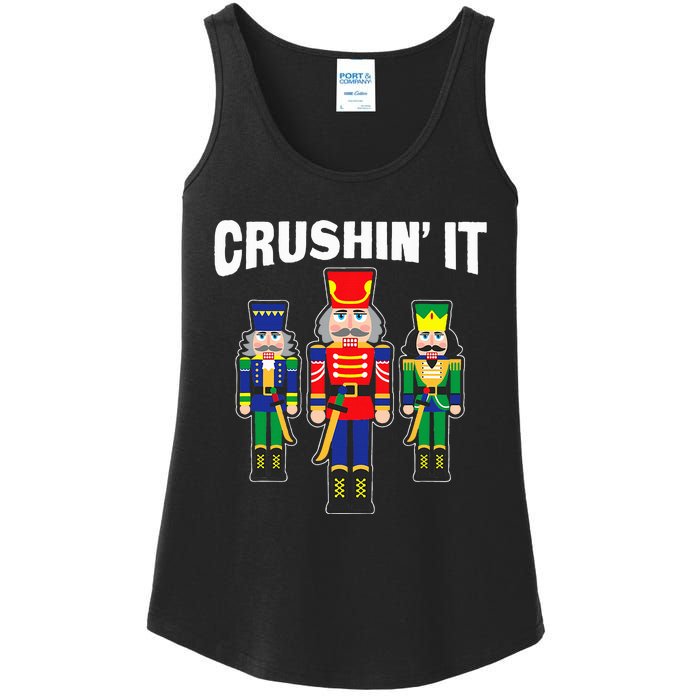 Crushing It Decorative Nut Cracker Ladies Essential Tank