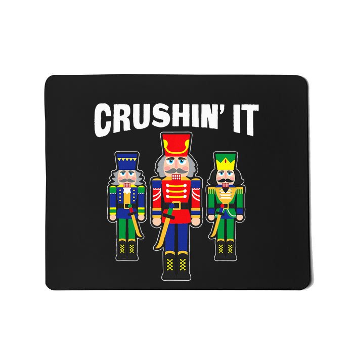 Crushing It Decorative Nut Cracker Mousepad