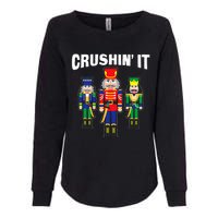 Crushing It Decorative Nut Cracker Womens California Wash Sweatshirt