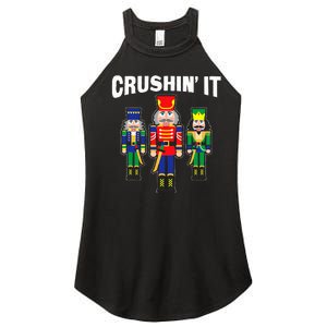 Crushing It Decorative Nut Cracker Women's Perfect Tri Rocker Tank