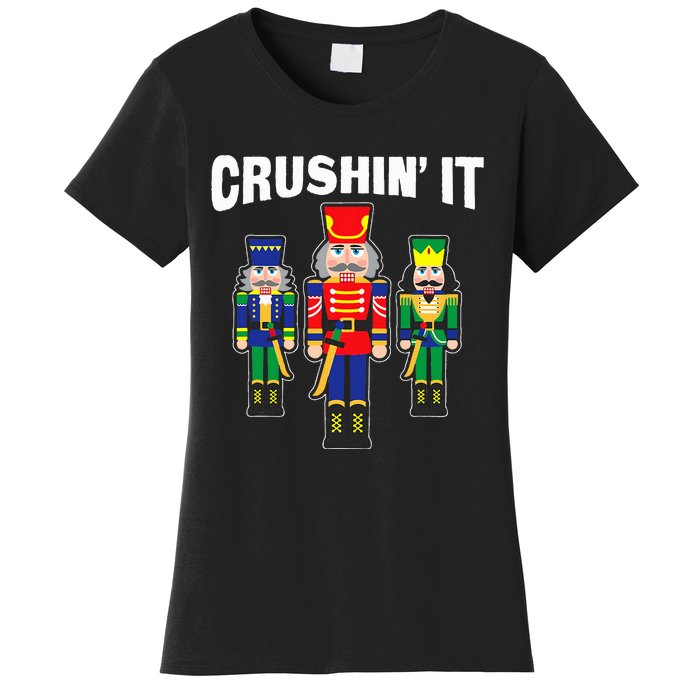 Crushing It Decorative Nut Cracker Women's T-Shirt