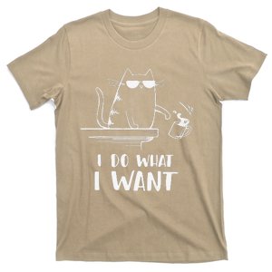 Cat I Do What I Want Funny T-Shirt