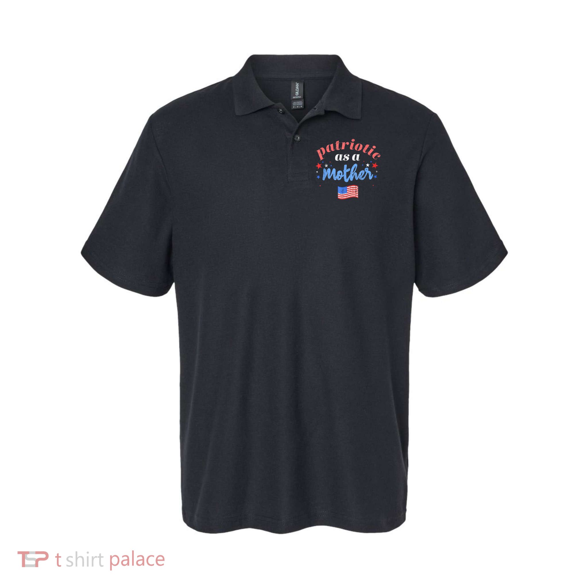 Cute Independence Day Mom Design For 4th Of July Parties Family Softstyle Adult Sport Polo