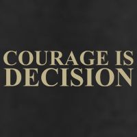 Courage Is Decision Cool Comfort Performance Bucket Hat