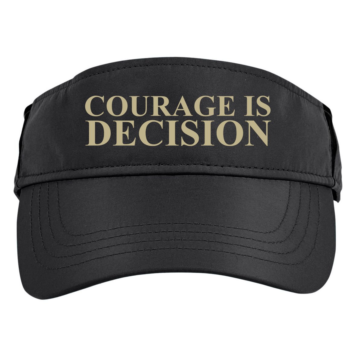 Courage Is Decision Adult Drive Performance Visor
