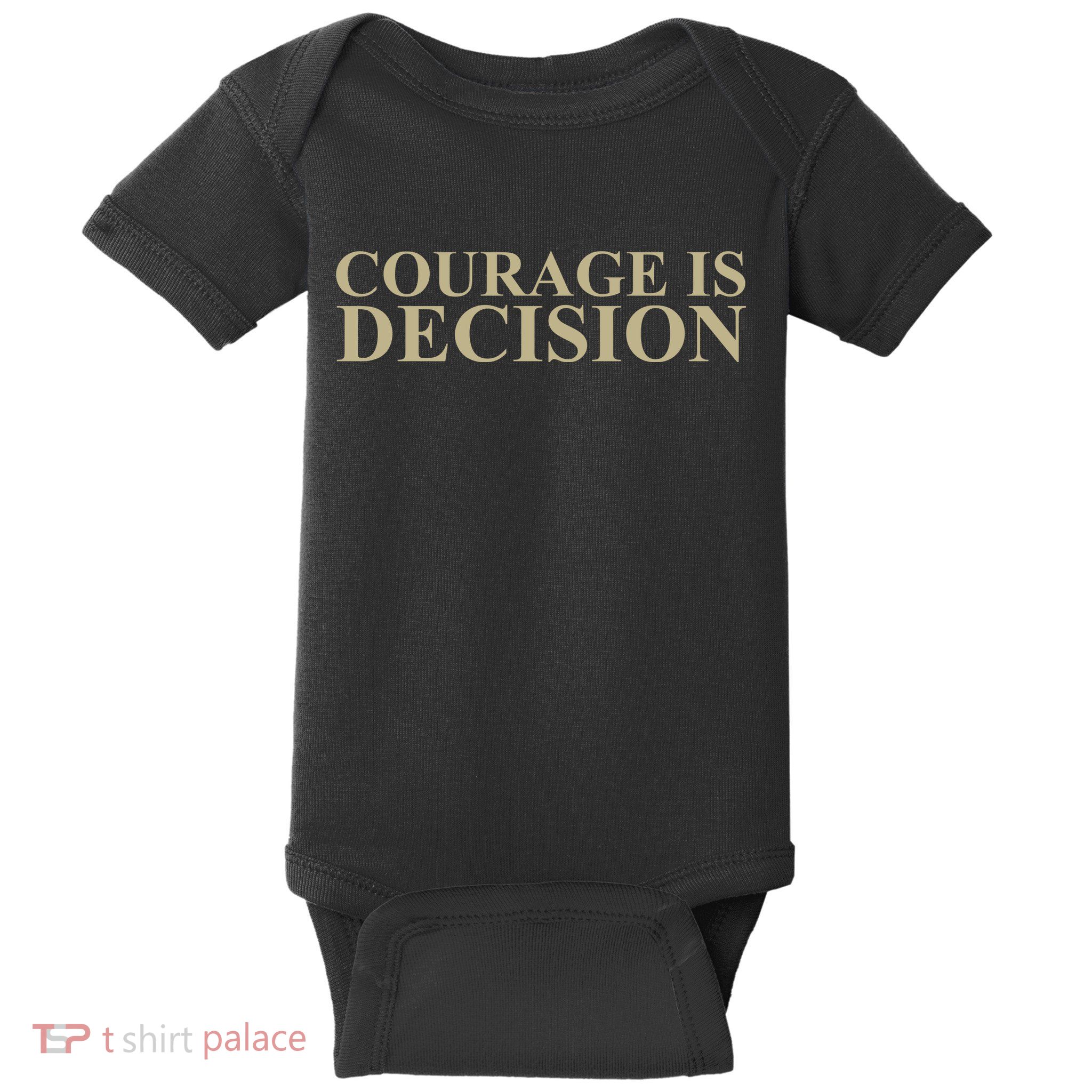 Courage Is Decision Baby Bodysuit