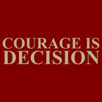 Courage Is Decision Cooling Performance Long Sleeve Crew