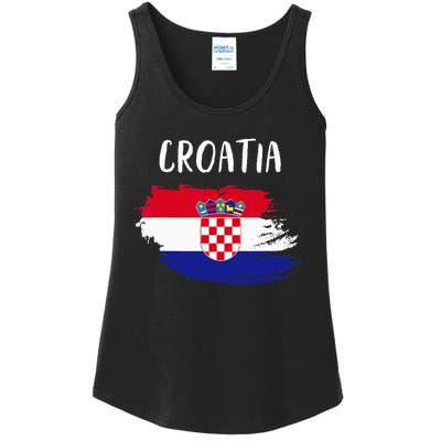 Croatia indepedence day croatia flag Ladies Essential Tank