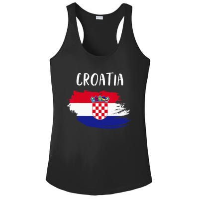 Croatia indepedence day croatia flag Ladies PosiCharge Competitor Racerback Tank