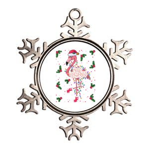 Christmas IM Dreaming Of A Pink Christmas Festive Flamingo Meaningful Gift Metallic Star Ornament