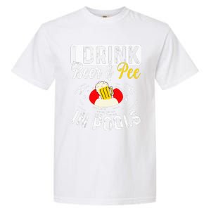 Cool I Drink Beer And Pee In Pools Funny Swimmer Drink Gift Garment-Dyed Heavyweight T-Shirt