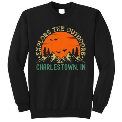 Charlestown Indiana Explore The Outdoors Sweatshirt