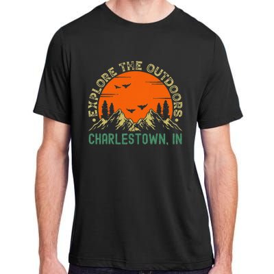 Charlestown Indiana Explore The Outdoors Adult ChromaSoft Performance T-Shirt