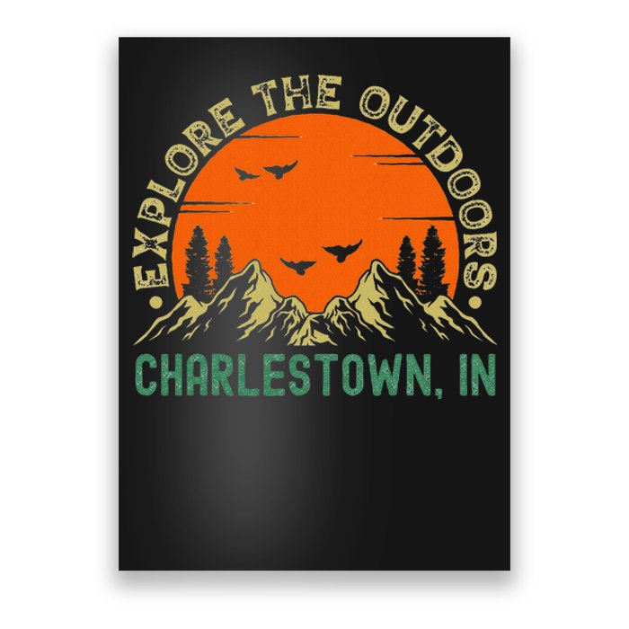 Charlestown Indiana Explore The Outdoors Poster