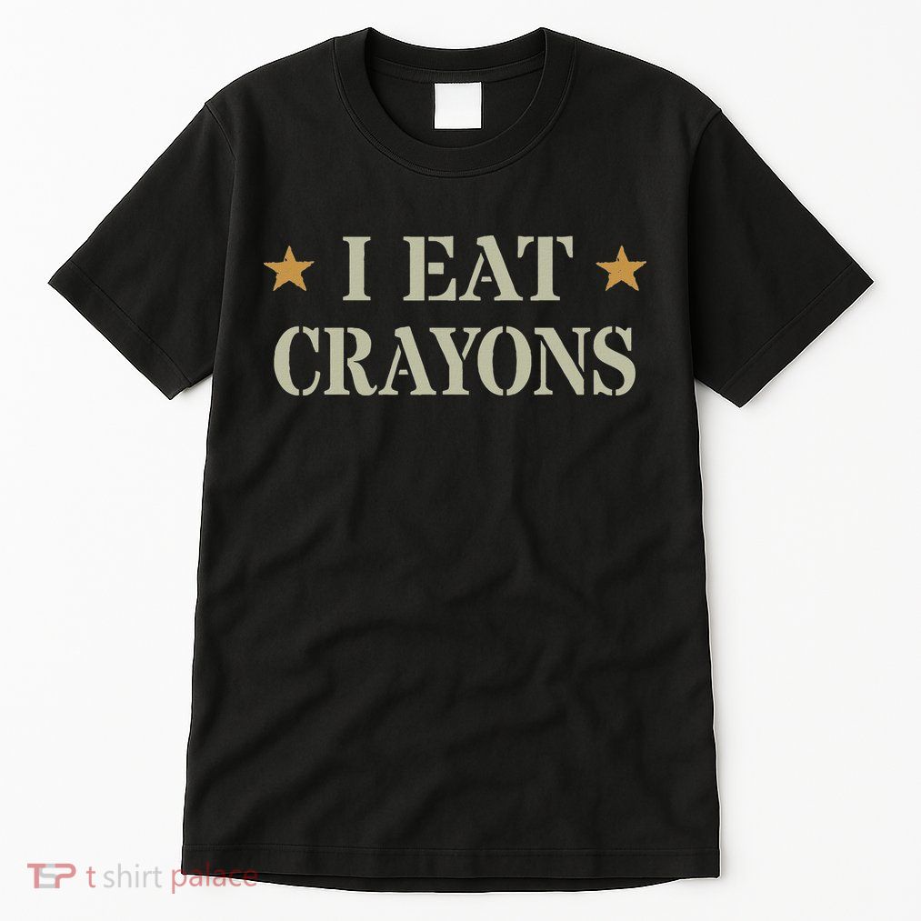 Cute I Eat Crayons Proud Eater Officer Squad Military Corp Tall T-Shirt