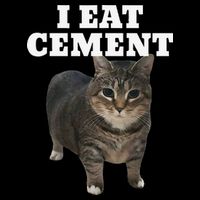 Cat I Eat Cement Apron