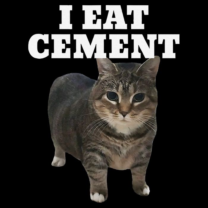 Cat I Eat Cement Apron