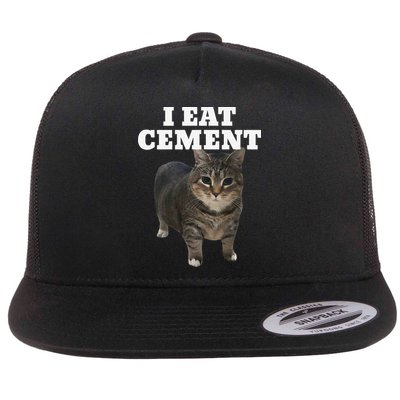 Cat I Eat Cement Flatbill Hat