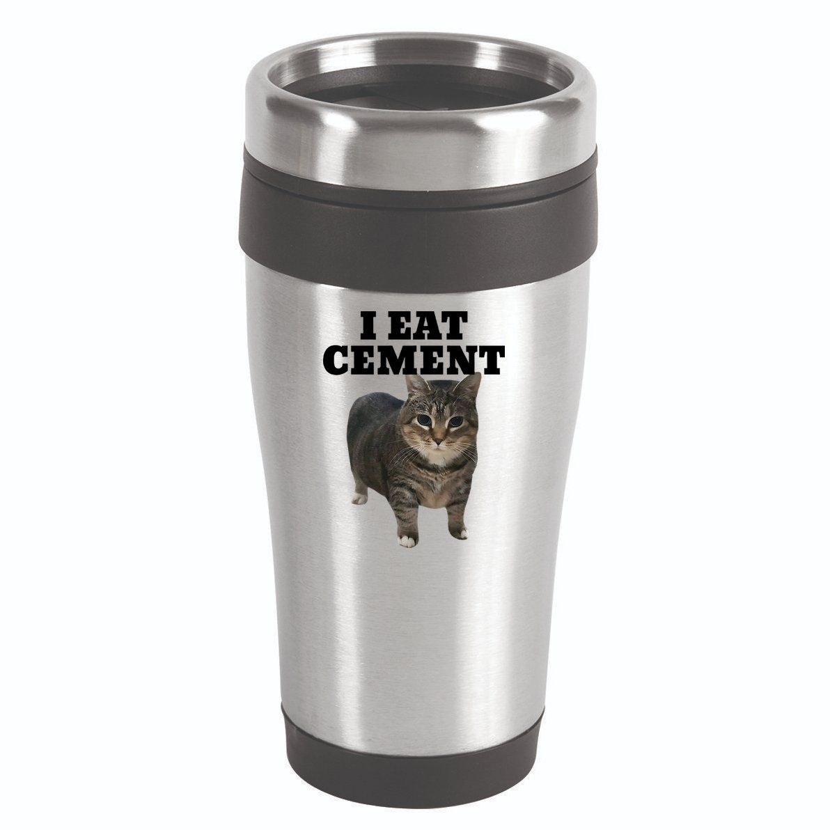 Cat I Eat Cement 16oz Travel Tumbler