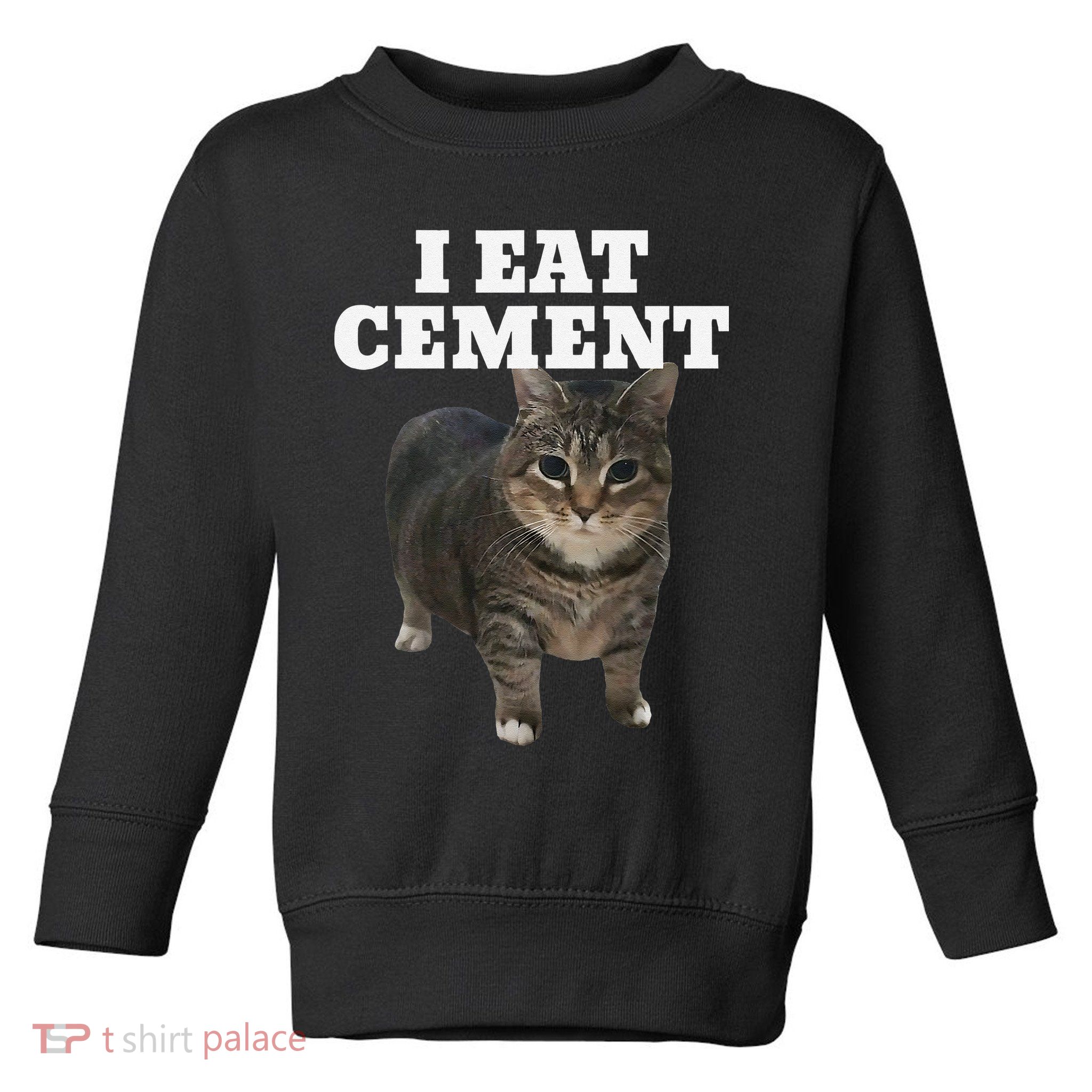 Cat I Eat Cement Toddler Sweatshirt