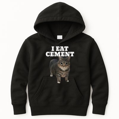 Cat I Eat Cement Kids Hoodie