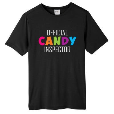 Candy Inspector Funny Halloween Candy Costume Tall Fusion ChromaSoft Performance T-Shirt