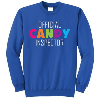 Candy Inspector Funny Halloween Candy Costume Sweatshirt