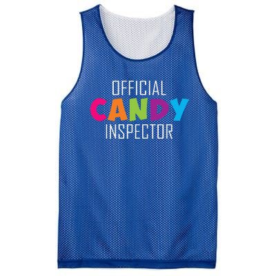 Candy Inspector Funny Halloween Candy Costume Mesh Reversible Basketball Jersey Tank