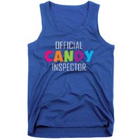 Candy Inspector Funny Halloween Candy Costume Tank Top