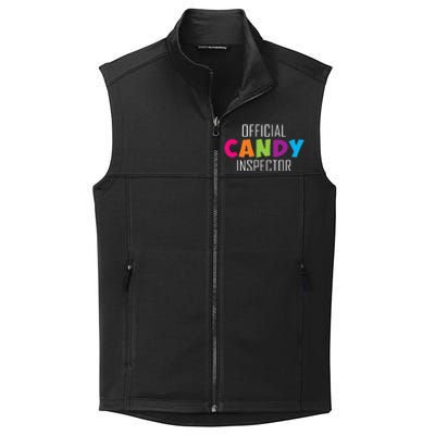 Candy Inspector Funny Halloween Candy Costume Collective Smooth Fleece Vest