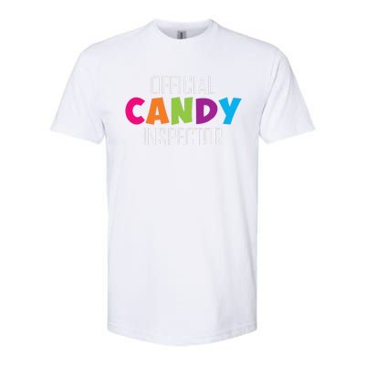 Candy Inspector Funny Halloween Candy Costume Softstyle CVC T-Shirt