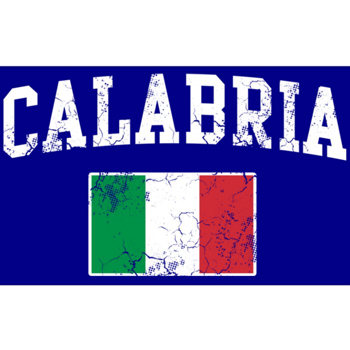 Calabria Italy Flag Italia Italian Vintage Distressed Gift Bumper Sticker