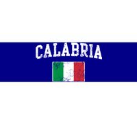 Calabria Italy Flag Italia Italian Vintage Distressed Gift Bumper Sticker