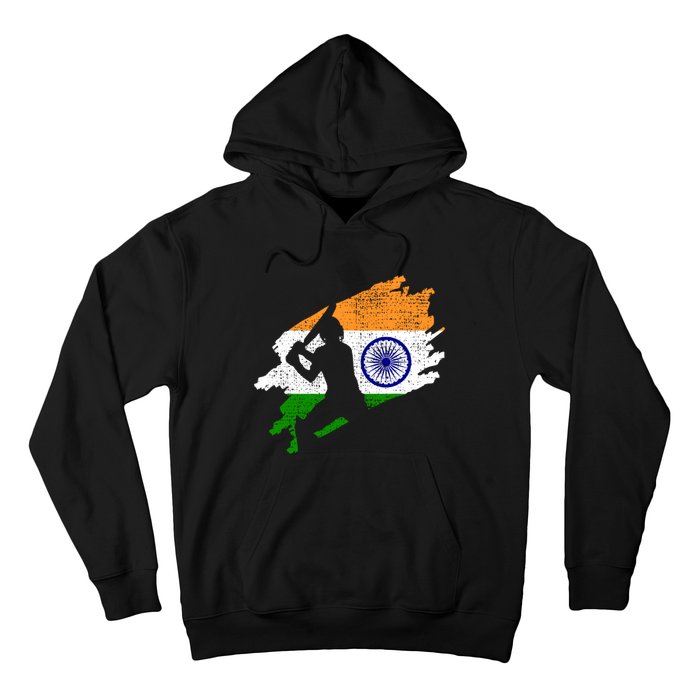 Cricket India Flag Jersey Vintage Gift Hoodie