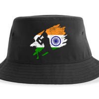 Cricket India Flag Jersey Vintage Gift Sustainable Bucket Hat