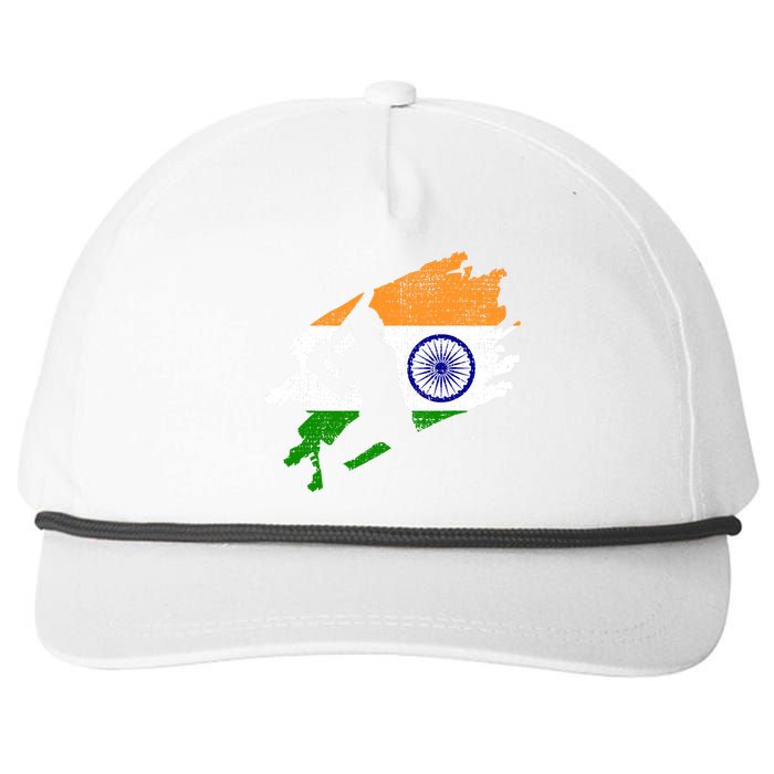 Cricket India Flag Jersey Vintage Gift Snapback Five-Panel Rope Hat