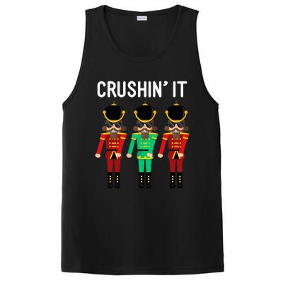 Crushin It Flossing Nutcracker Christmas Dance PosiCharge Competitor Tank