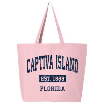 Captiva Island Florida Fl Vintage Sports Established 25L Jumbo Tote