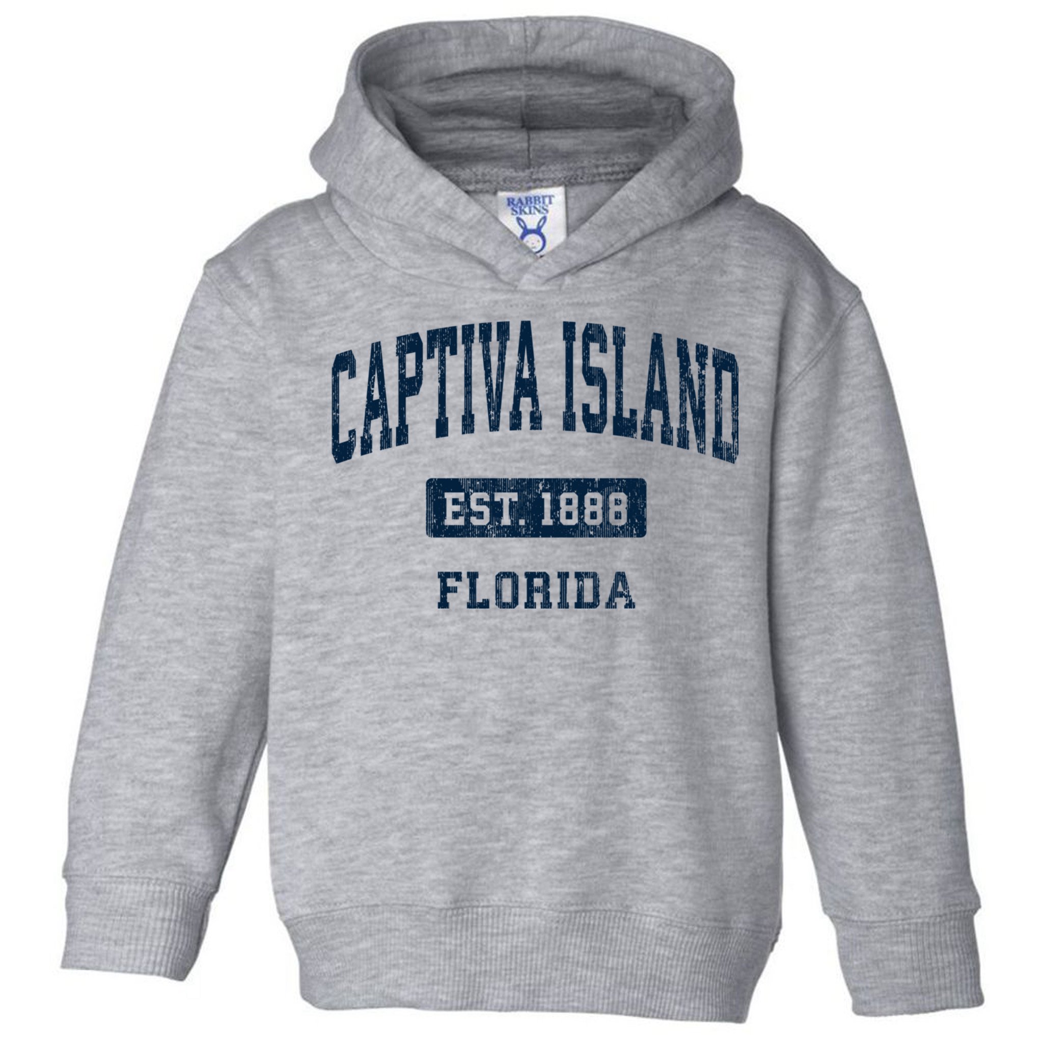 Captiva Island Florida Fl Vintage Sports Established Toddler Hoodie