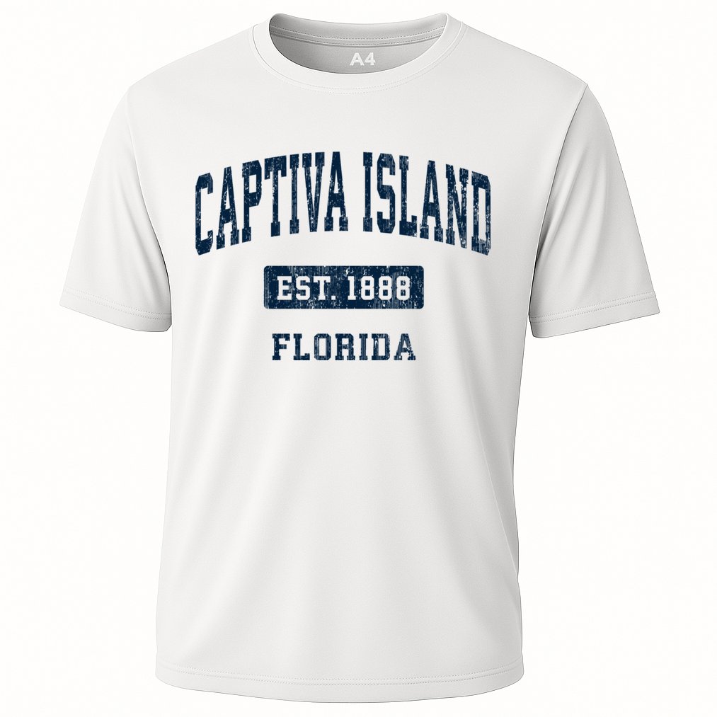 Captiva Island Florida Fl Vintage Sports Established Performance Shirt