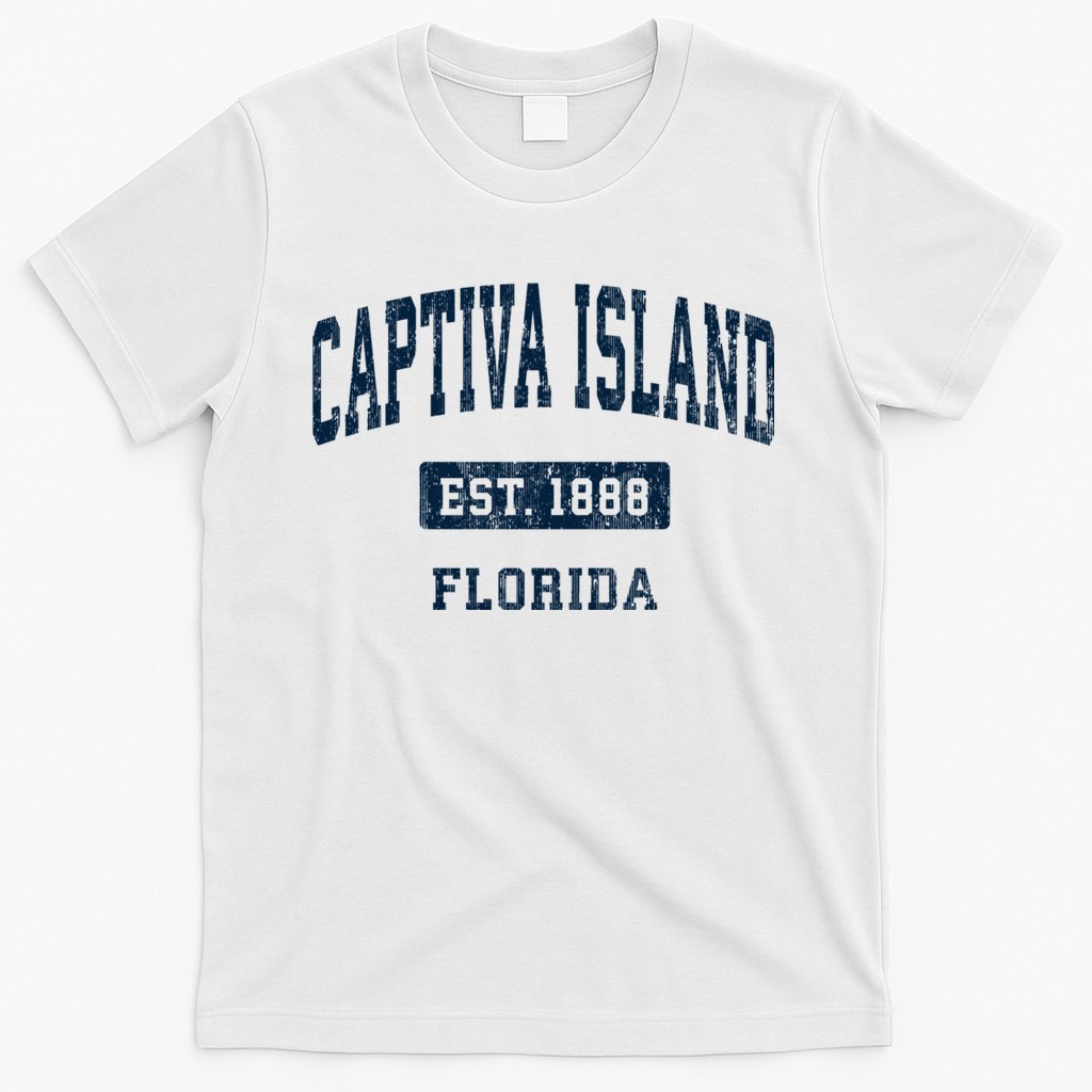 Captiva Island Florida Fl Vintage Sports Established T-Shirt